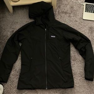 Patagonia Black Full Zip Jacket with Hood